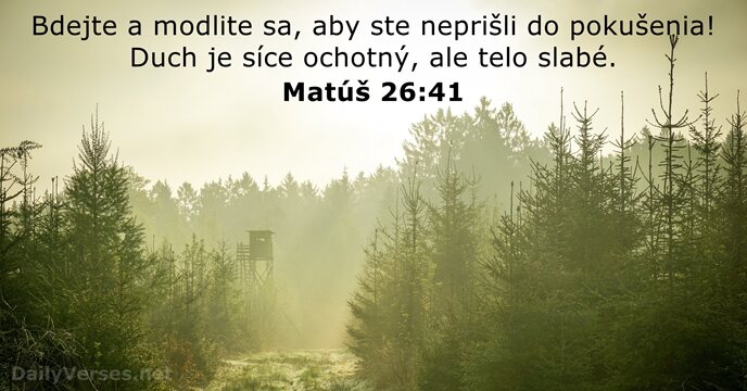 Matúš 26:41