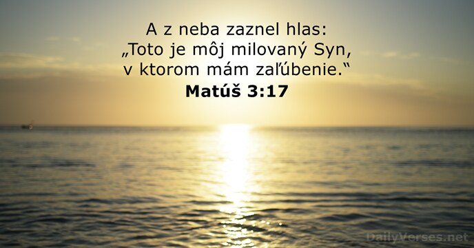 Matúš 3:17