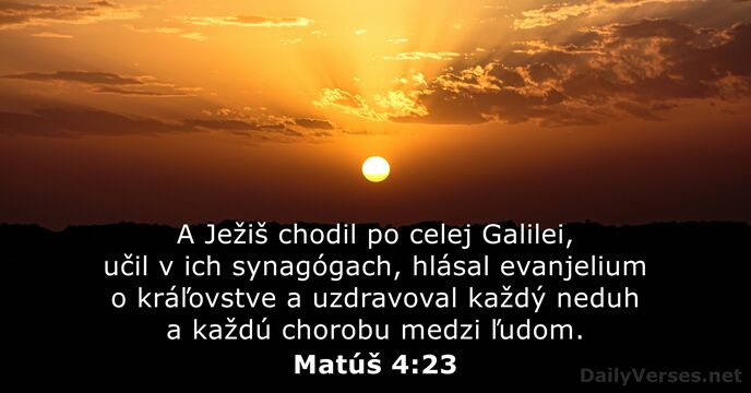 Matúš 4:23