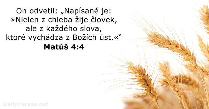 Matúš 4:4