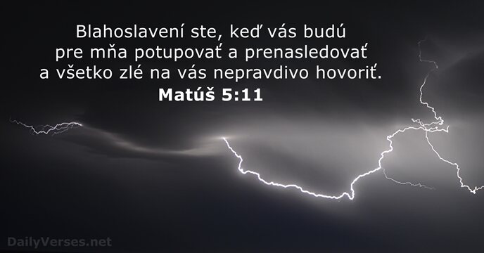 Matúš 5:11