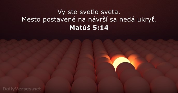 Matúš 5:14