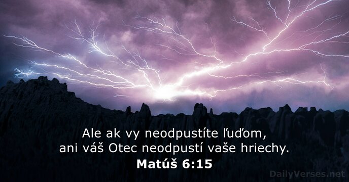 Matúš 6:15