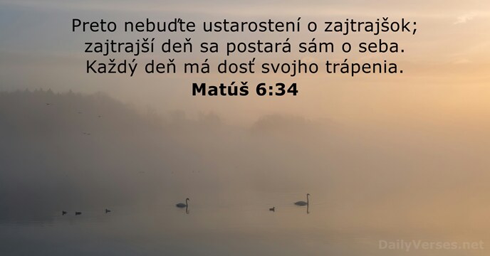 Matúš 6:34