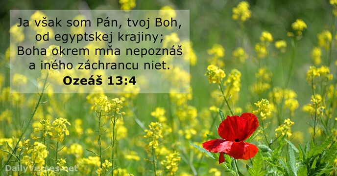 Ozeáš 13:4