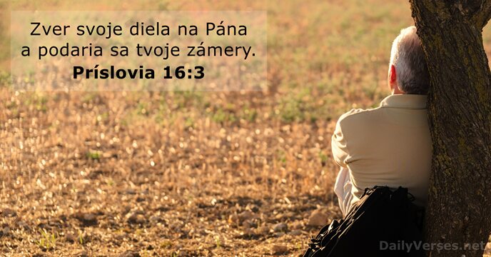 Príslovia 16:3