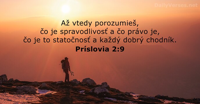 Príslovia 2:9