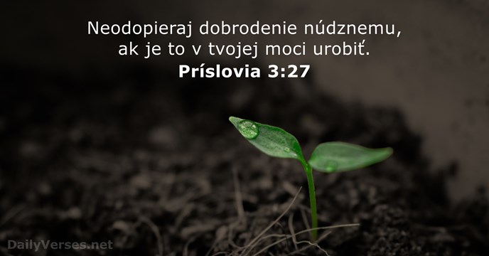 Príslovia 3:27