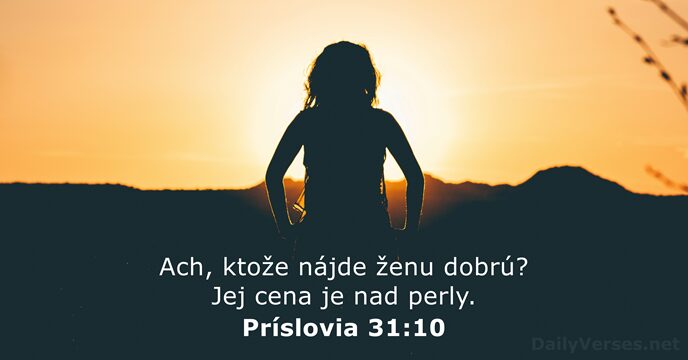 Príslovia 31:10