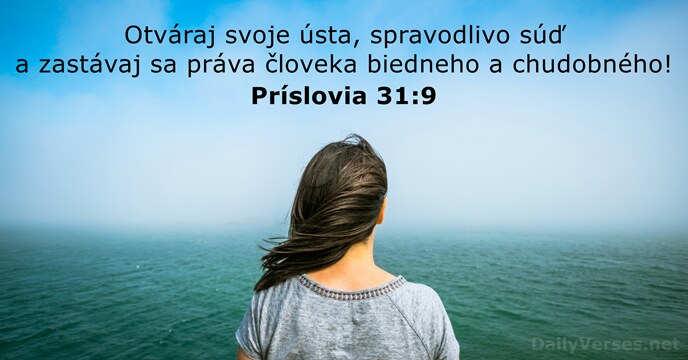 Príslovia 31:9