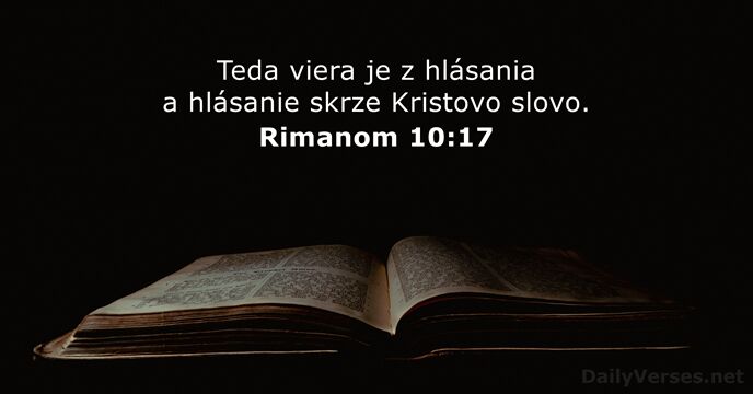 Rimanom 10:17