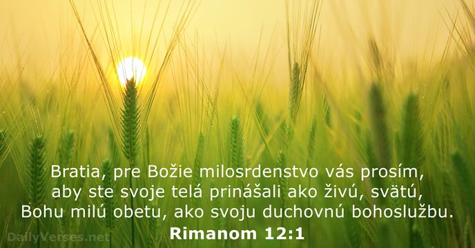 Rimanom 12:1