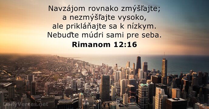 Rimanom 12:16