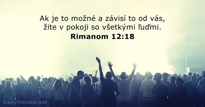 Rimanom 12:18