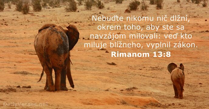 Rimanom 13:8