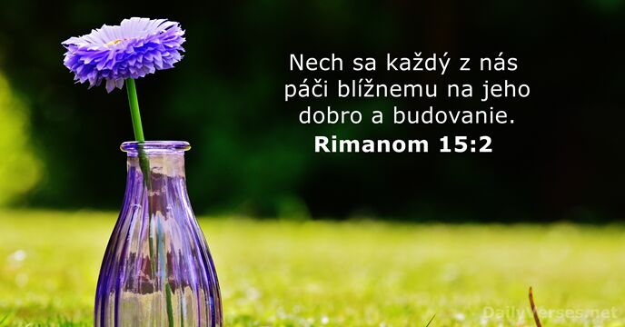 Rimanom 15:2