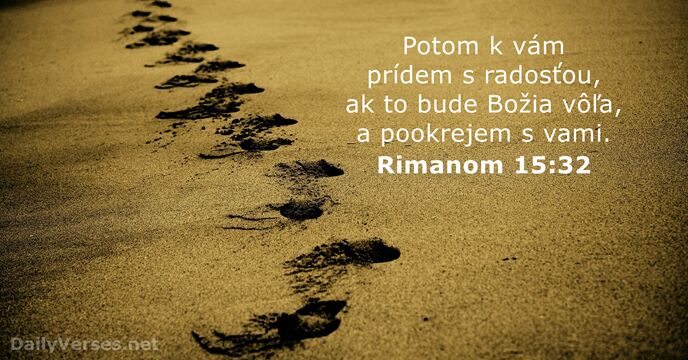 Rimanom 15:32