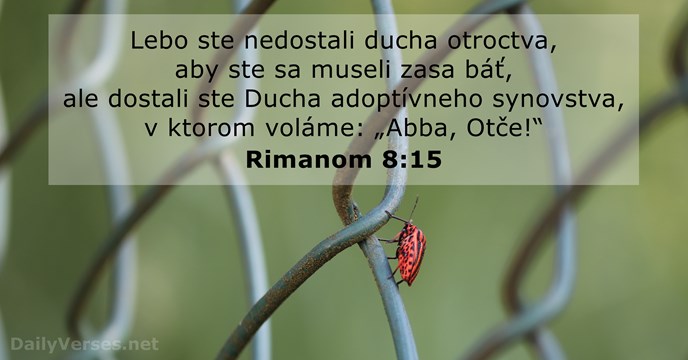 Rimanom 8:15