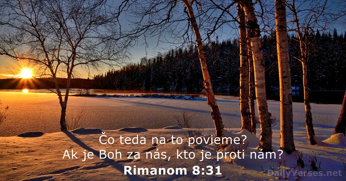 Rimanom 8:31