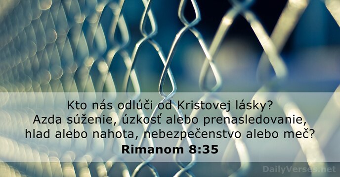 Rimanom 8:35