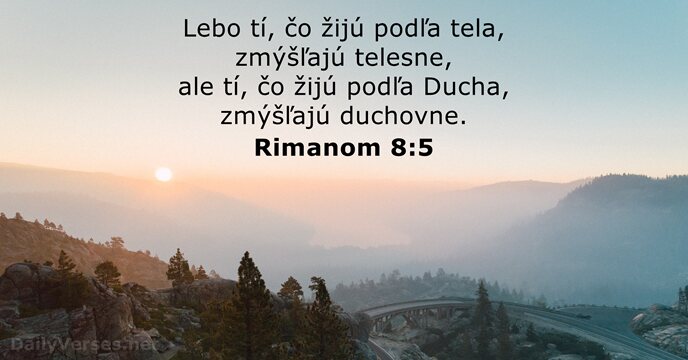 Rimanom 8:5