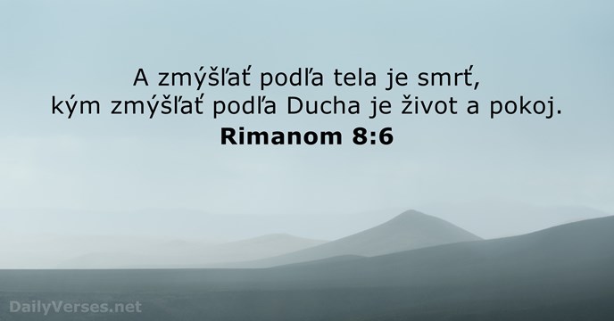 Rimanom 8:6