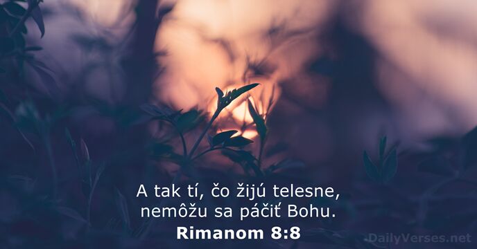 Rimanom 8:8