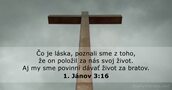 1. Jánov 3:16