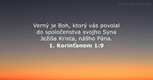1. Korinťanom 1:9