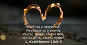 1. Korinťanom 13:6-7