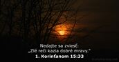 1. Korinťanom 15:33