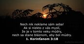 1. Korinťanom 3:18