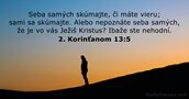 2. Korinťanom 13:5