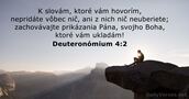 Deuteronómium 4:2