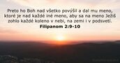 Filipanom 2:9-10