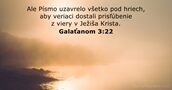 Galaťanom 3:22