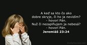 Jeremiáš 23:24