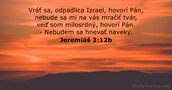 Jeremiáš 3:12b