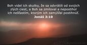 Jonáš 3:10