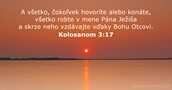 Kolosanom 3:17