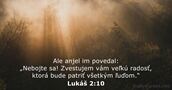 Lukáš 2:10