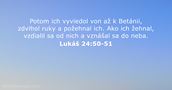 Lukáš 24:50-51