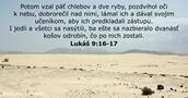 Lukáš 9:16-17