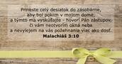 Malachiáš 3:10