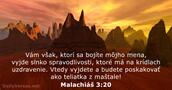 Malachiáš 3:20