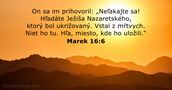 Marek 16:6