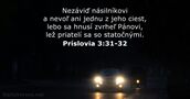 Príslovia 3:31-32