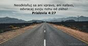 Príslovia 4:27