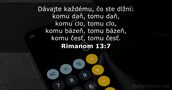 Rimanom 13:7