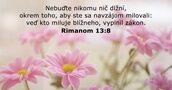 Rimanom 13:8